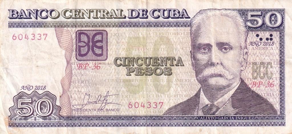 Cuba 50 pesos 2018, Verzenden, Midden-Amerika, Los biljet