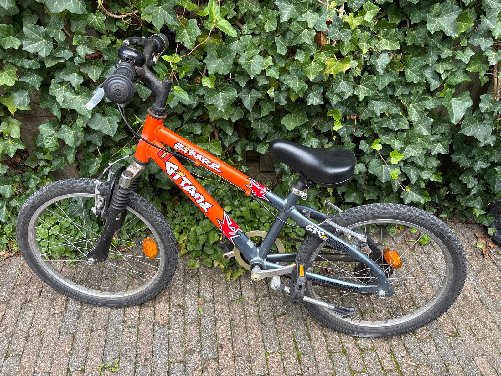 Gitane kinderfiets 20 inch - Oranje/Grijs, Ophalen, Gebruikt, Velgrem, 20 inch of meer
