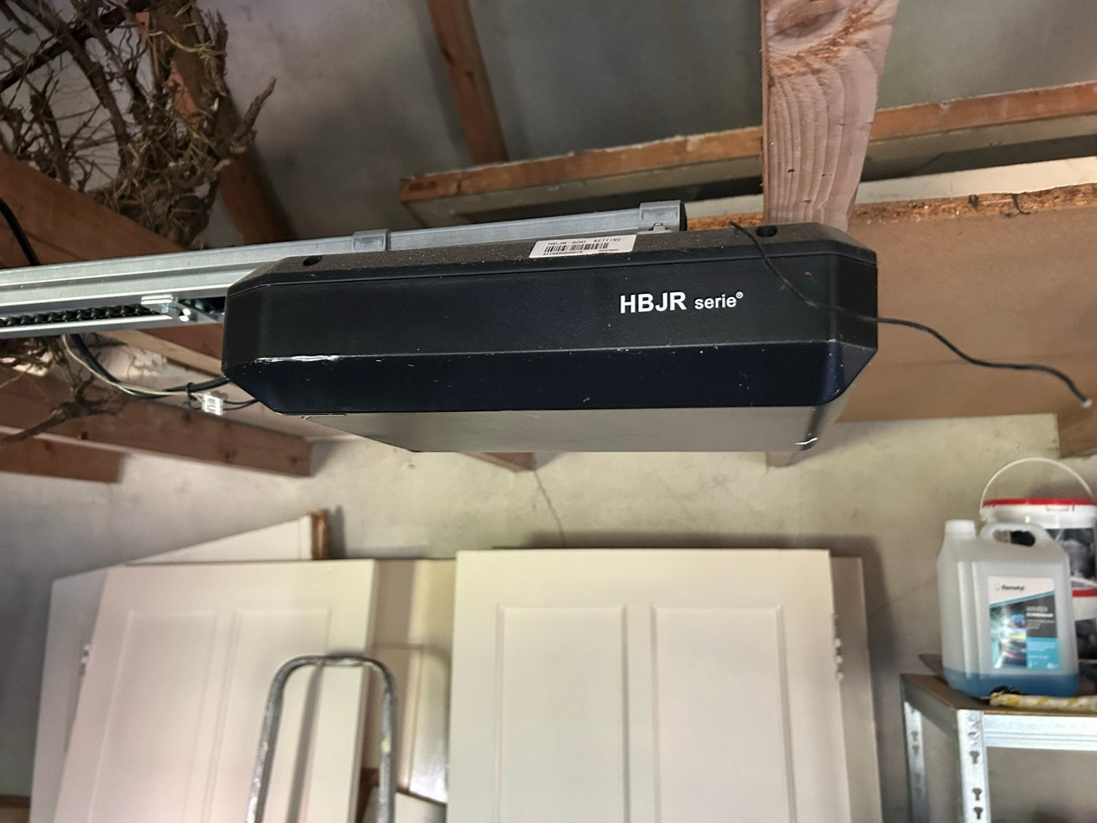 Elektrische Garagedeuropener met Afstandsbediening HBJR seri, Ophalen, Gebruikt