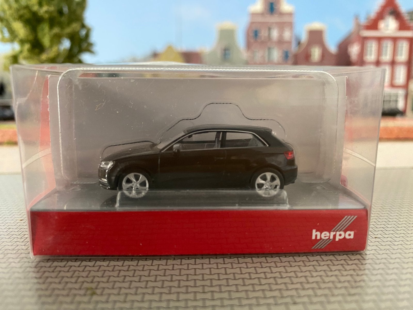 Herpa Audi A3 1:87, Ophalen of Verzenden, Zo goed als nieuw, Auto, Herpa