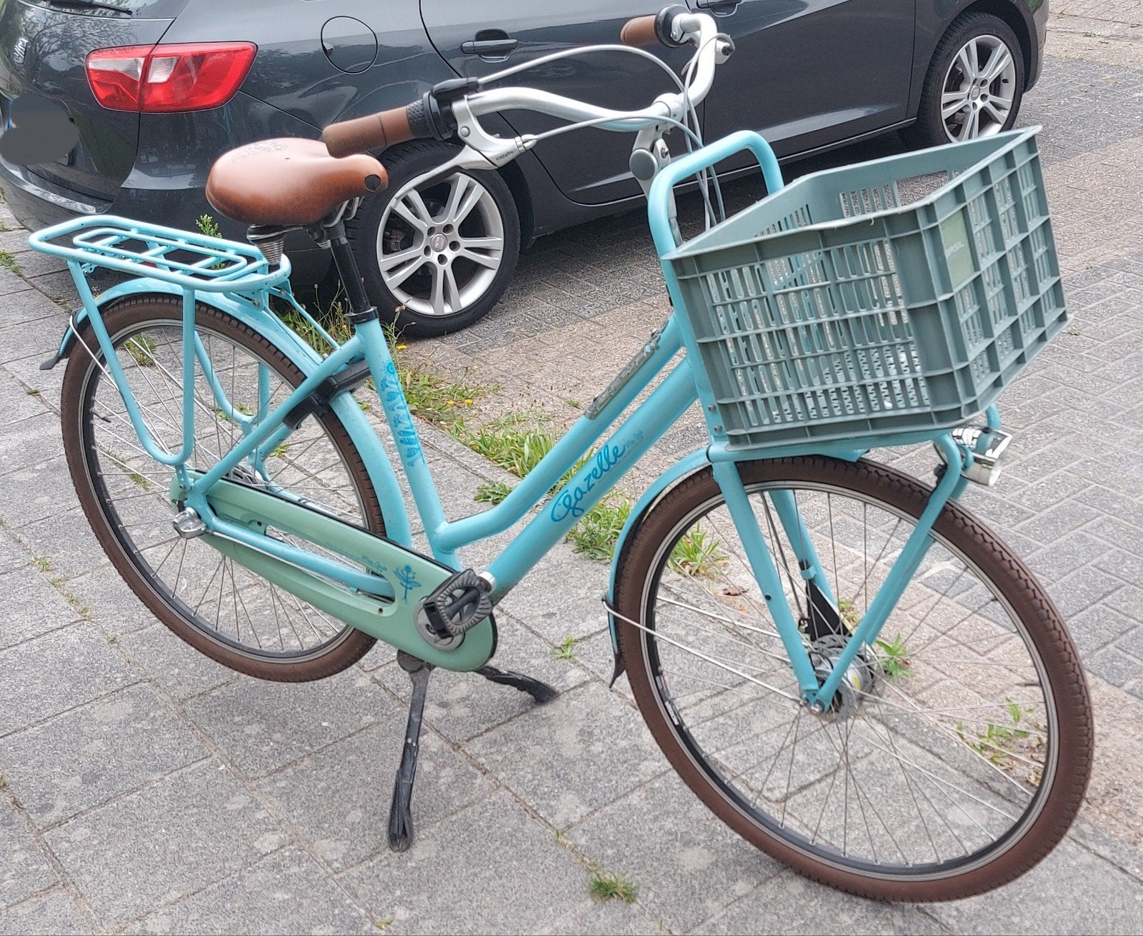 Gazelle Miss Grace fiets - Damesfiets met voordrager D49, Ophalen, Gebruikt, Gazelle