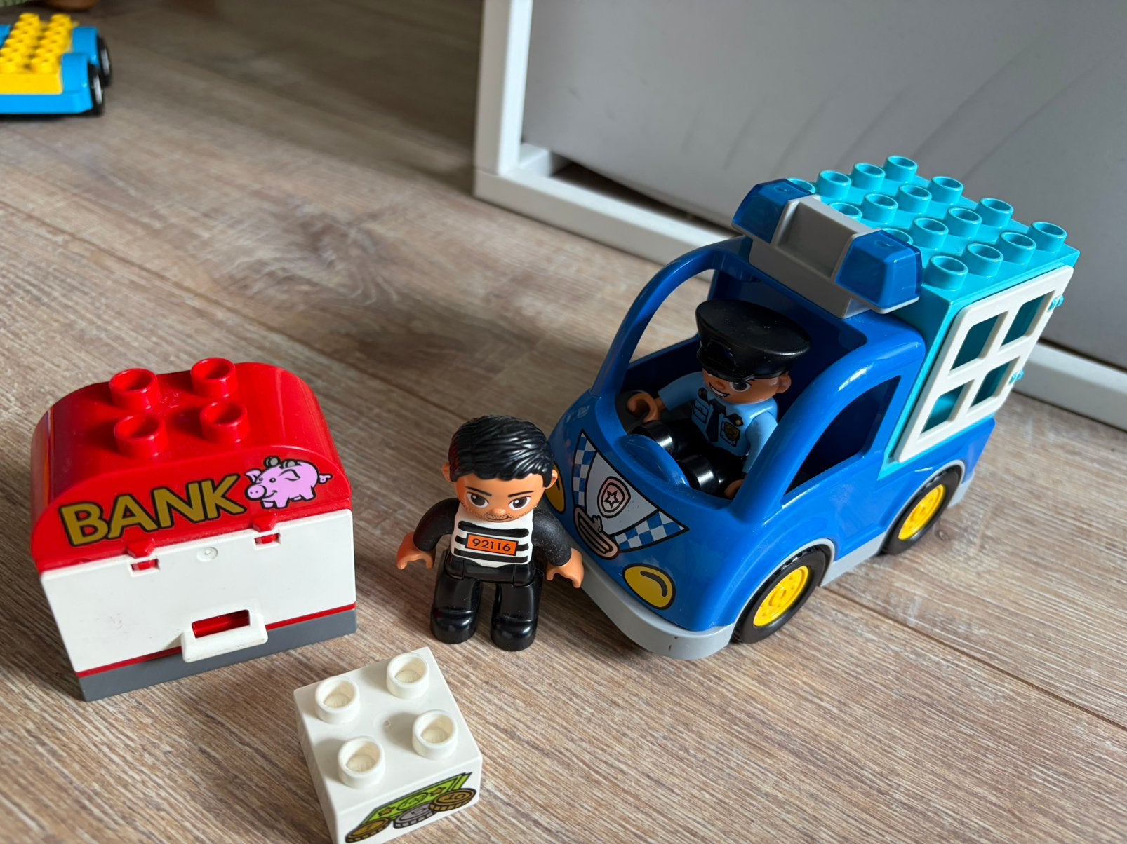Duplo 10809 politie + boef, Ophalen of Verzenden, Zo goed als nieuw, Duplo