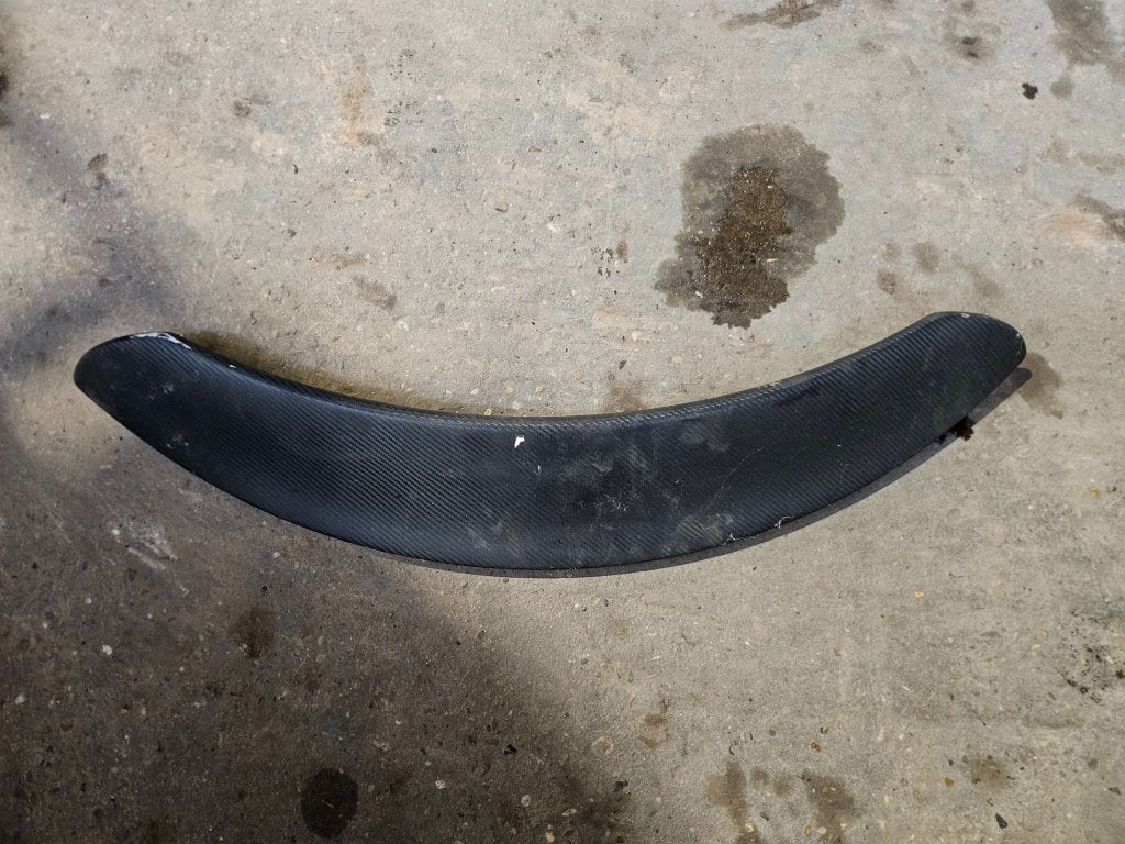 ACHTERKLEP SPOILER MINI CARBON, Niet ingevuld, Gebruikt, Achterklep, Niet ingevuld