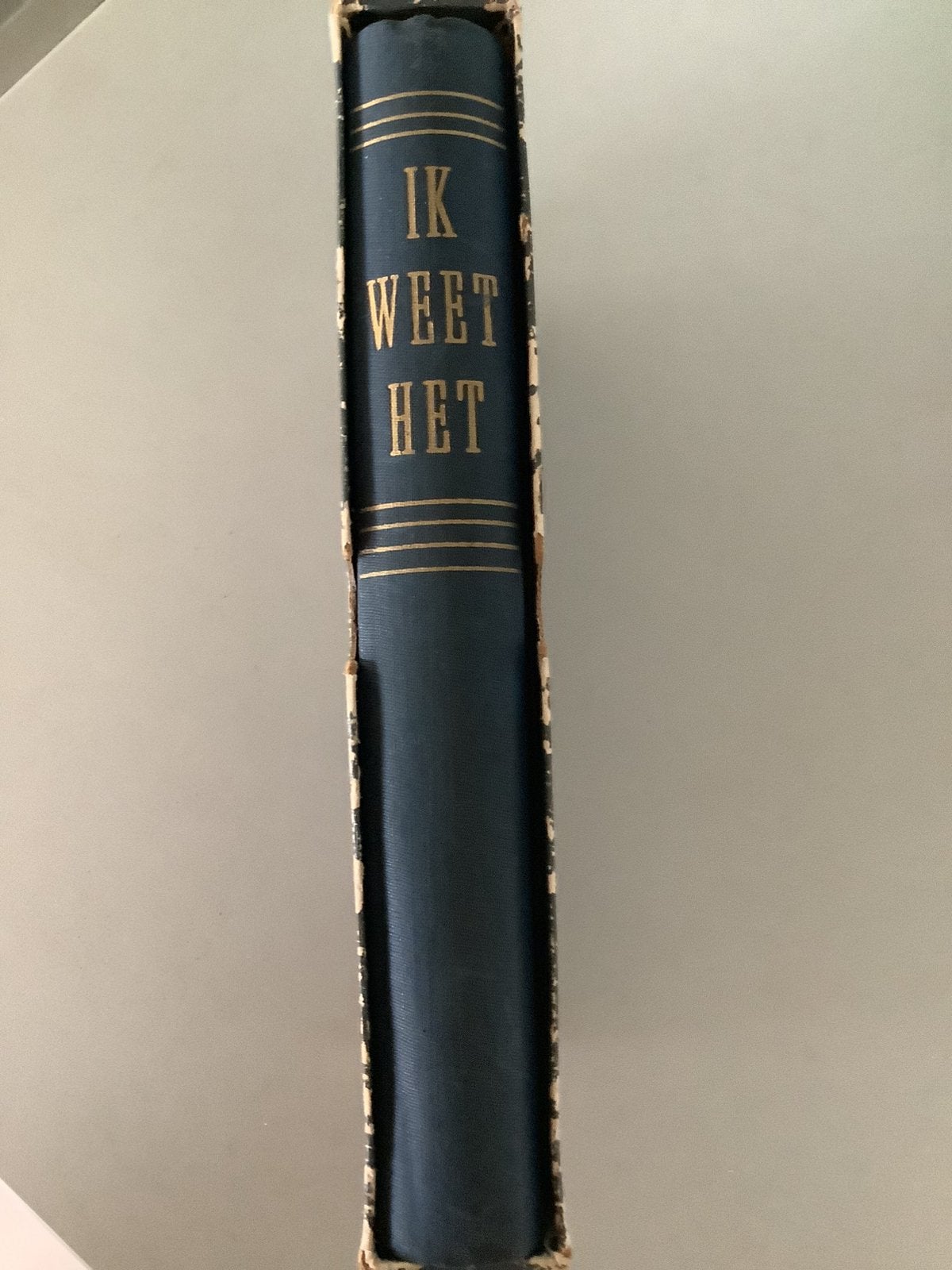 BlueBand encyclopedie IK WEET HET 1954 plaatjesalbum antiek, Ophalen of Verzenden, Gelezen, Plaatjesalbum