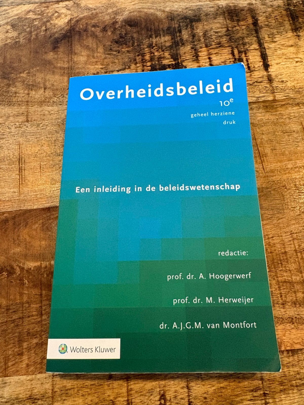 Overheidsbeleid - 10e druk, Verzenden, Gamma, Zo goed als nieuw, WO