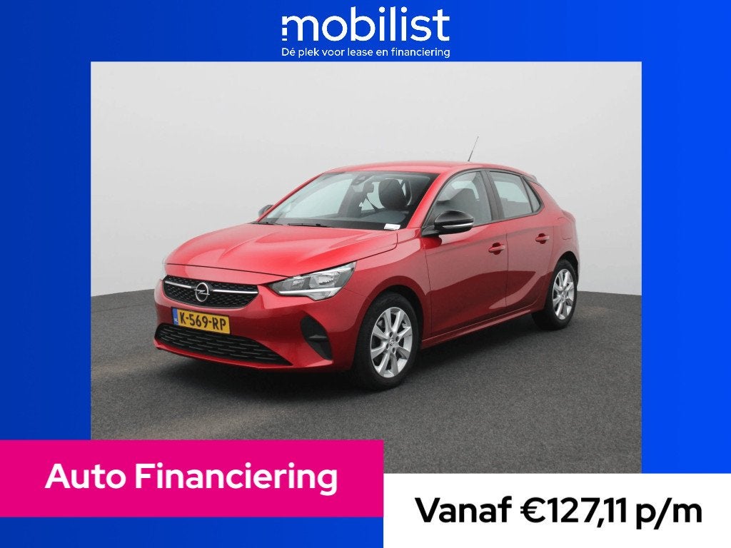 Opel Corsa 1.2 Edition (bj 2021), Gebruikt, 49 €/maand, 102 pk, Handgeschakeld