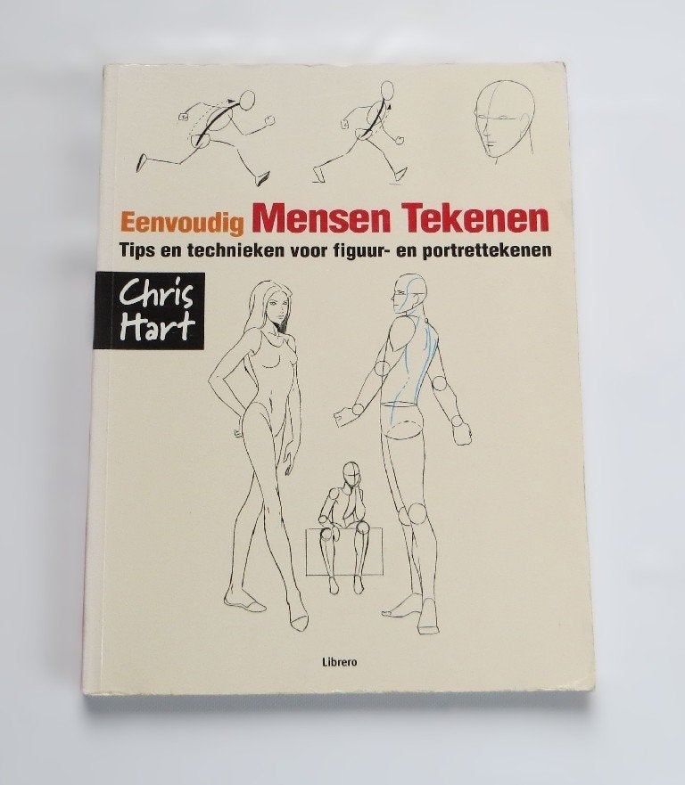 Tekenboek M5358: Chris Hart - Eenvoudig Mensen Tekenen 15+, Gelezen, Ophalen of Verzenden, Geschikt voor kinderen, Chris Hart