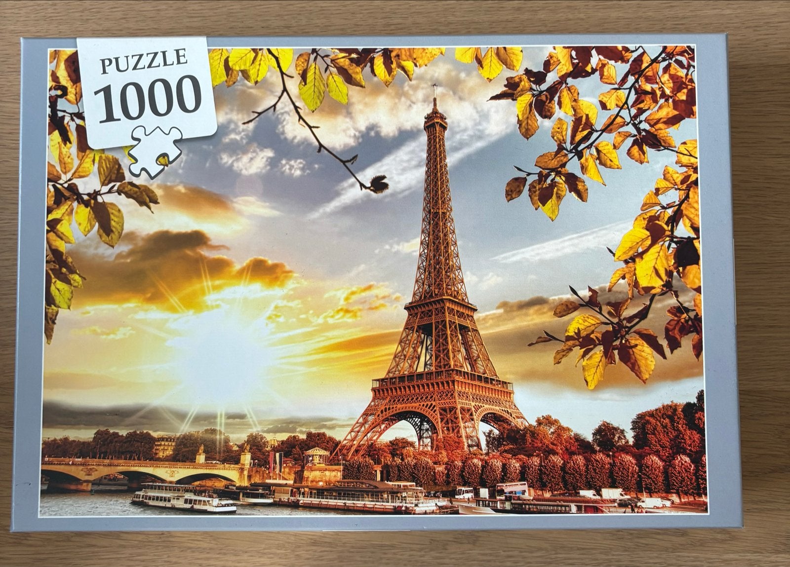 Nieuwe Puzzel Eiffeltoren Parijs -1000, Ophalen, 500 t/m 1500 stukjes, Nieuw, Legpuzzel