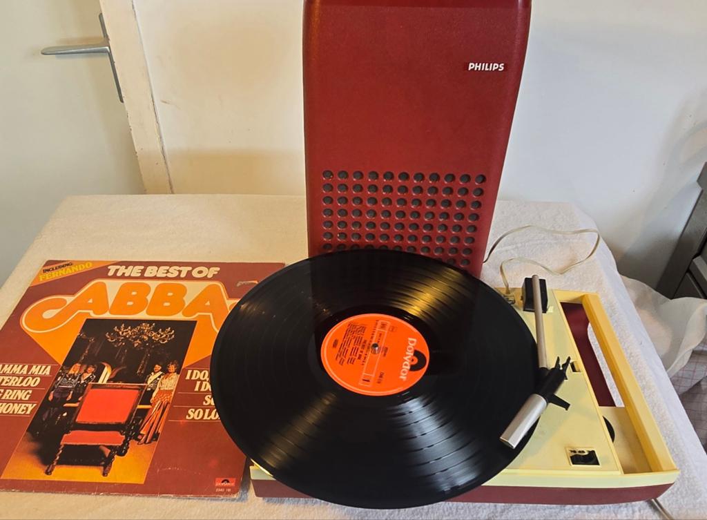 Philips 22GF113 vintage platenspeler in goede werkende staat, Ophalen of Verzenden