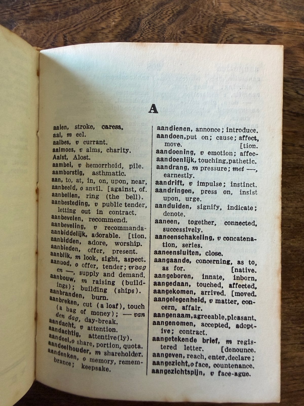 Van Goor’s Klein Engels Woordenboek (1939) – Vintage, Boeken, Woordenboeken, Ophalen, Gelezen, Overige uitgevers, Engels