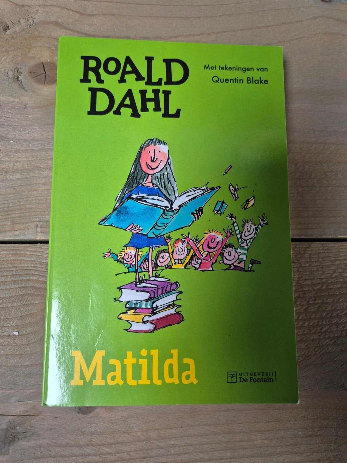 Matilda - Roald Dahl (Met tekeningen van Quentin Blake), Ophalen of Verzenden, Gelezen, Roald Dahl, Fictie