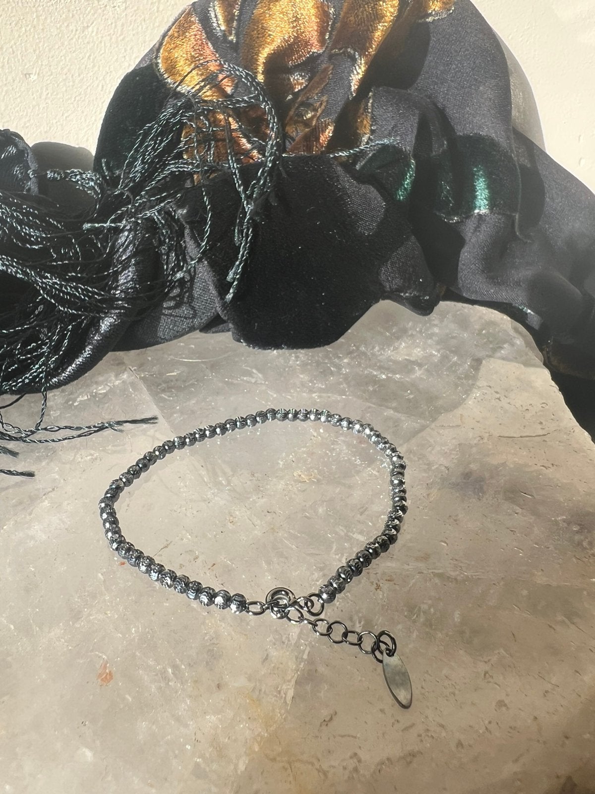 Sterling zilver 925 black rhodium topkado uniek, Ophalen of Verzenden, Nieuw, Zilver