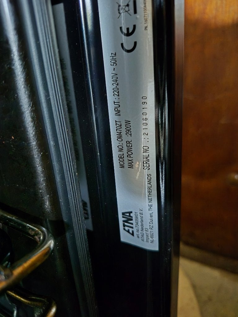Etna oven met gasfornuis, Ophalen, Gebruikt, Oven, Inbouw
