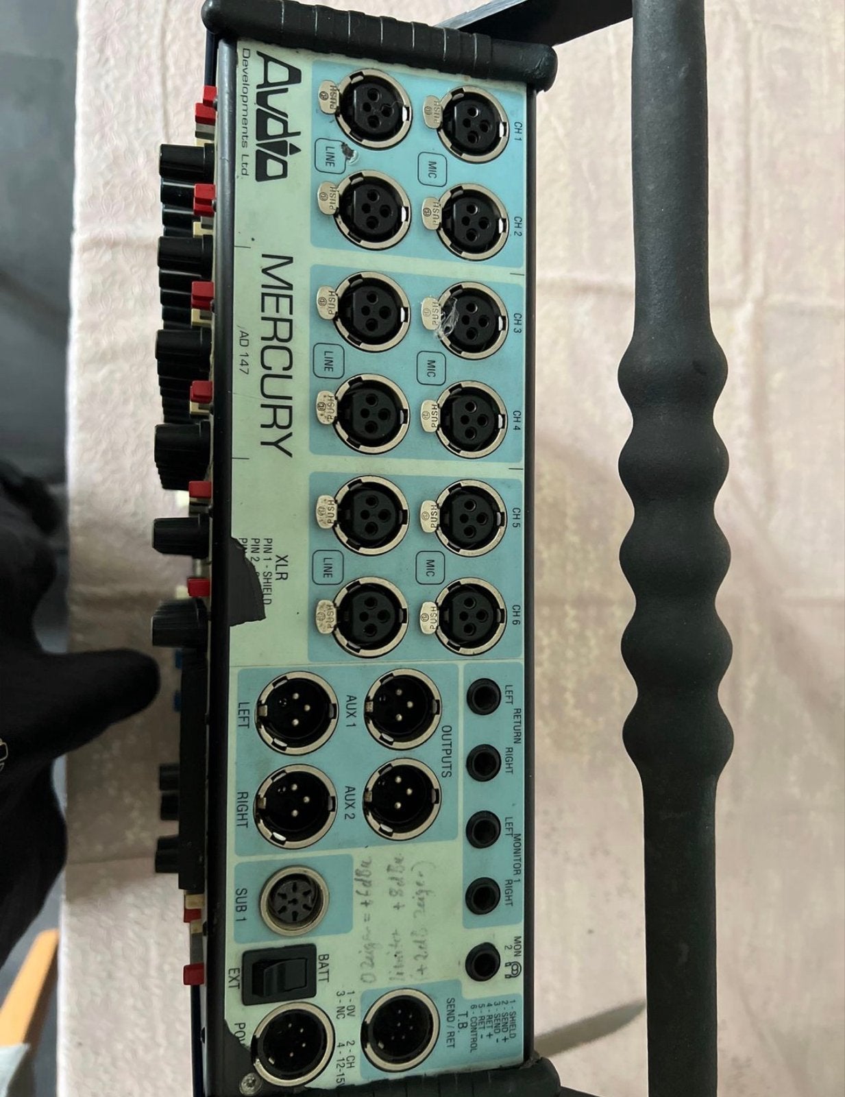 Audio Developments AD-147 Mercury Mixer, Ophalen, Gebruikt, 5 tot 10 kanalen, Microfooningang