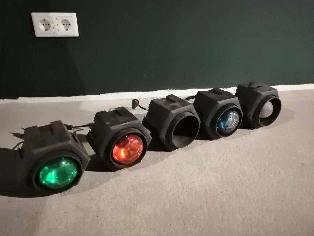 gratis losse disco lampen, Ophalen, Gebruikt, E27 (groot), Overige typen