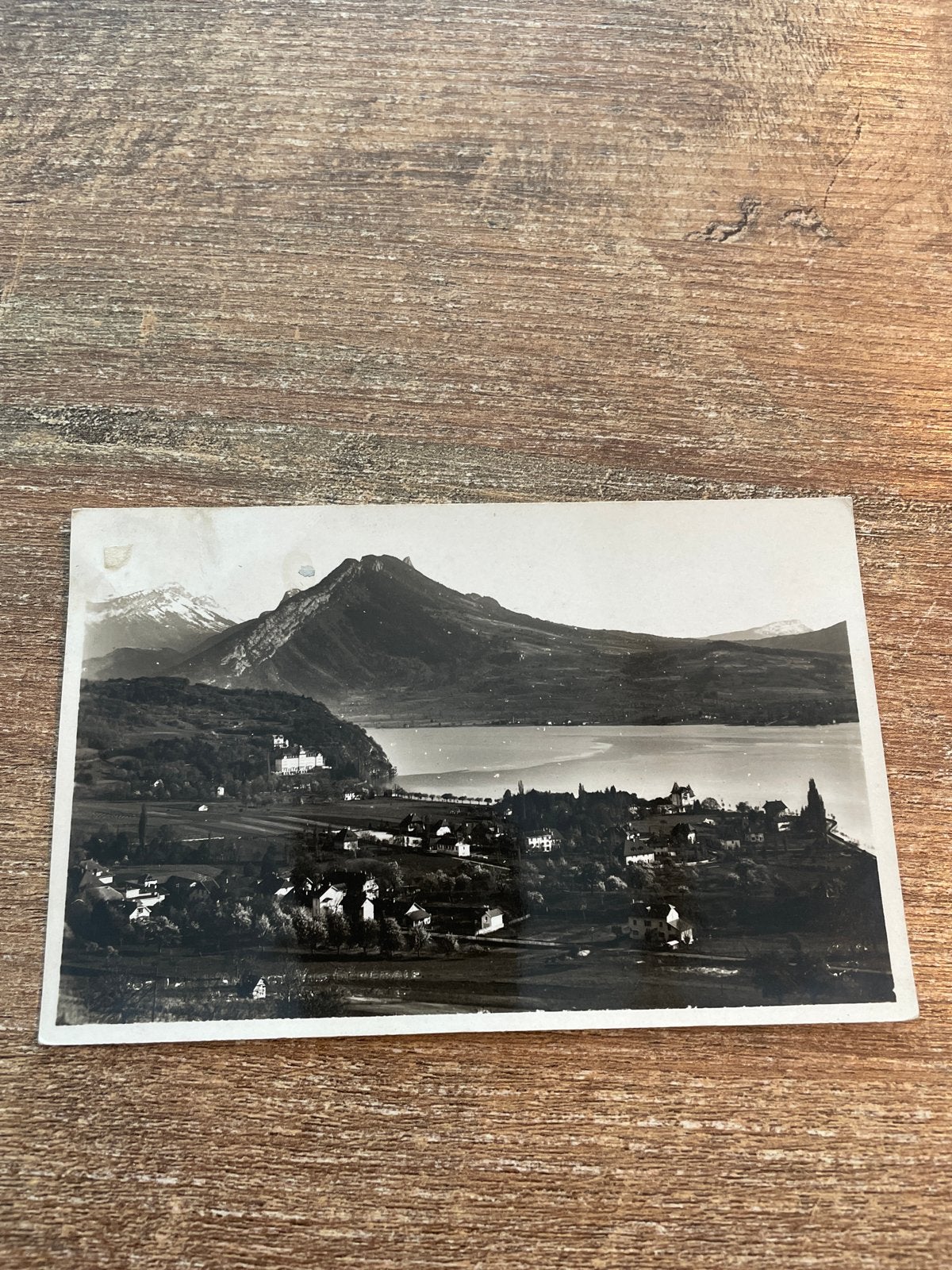 Oude ansichtkaart Lac d'Annecy, Frankrijk (1920-1940), Ophalen of Verzenden, 1920 tot 1940, Gelopen, Frankrijk