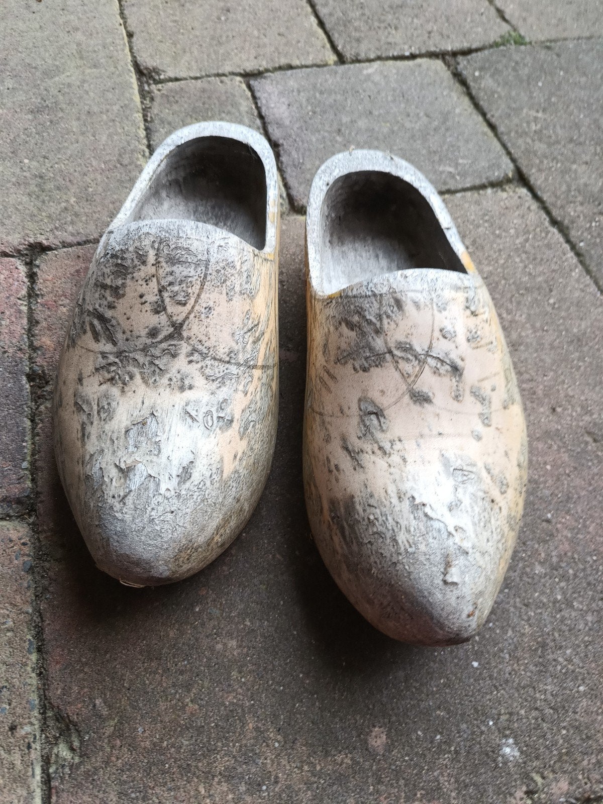 Drie paar houten klompen goed gebruikt, Ophalen of Verzenden