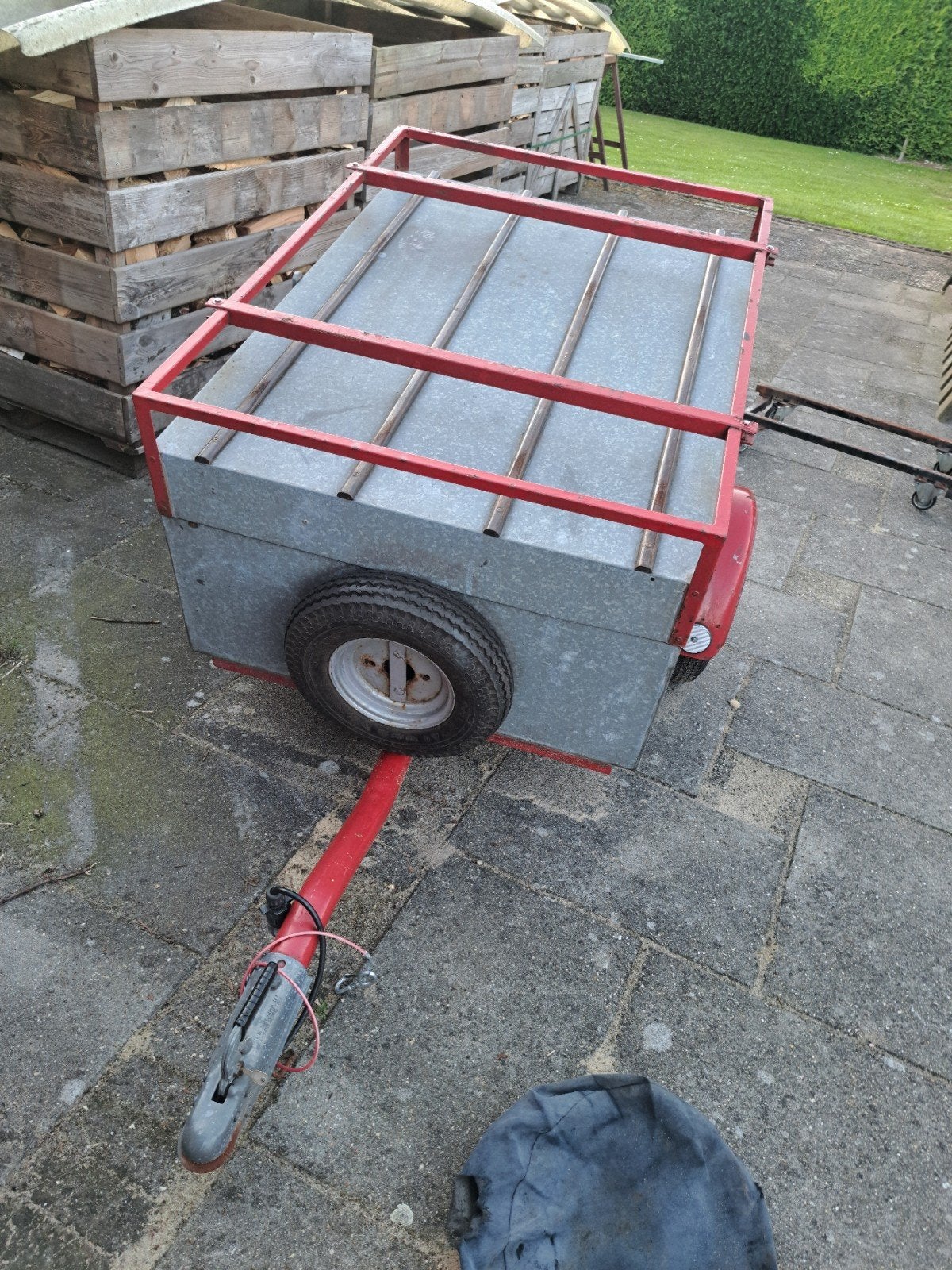 Ansa bagagewagen, Ophalen