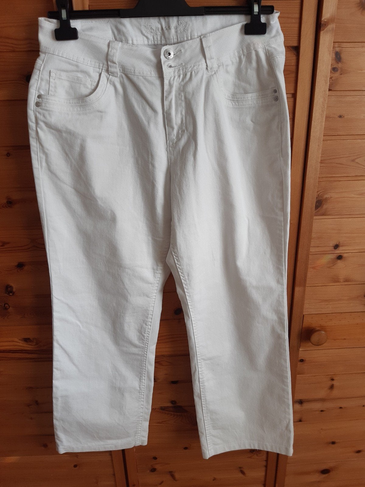SPIJKERBROEK WIT MAAT 46 CHARLES VOGELE (SANDRA), Kleding | Dames, Wit, Maat 46/48 (XL) of groter, Ophalen of Verzenden, Zo goed als nieuw