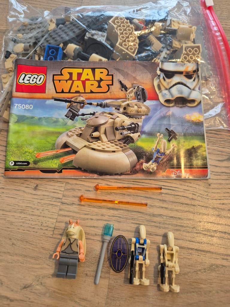Lego Star Wars 75080 AAT, Ophalen of Verzenden, Zo goed als nieuw, Complete set, Lego