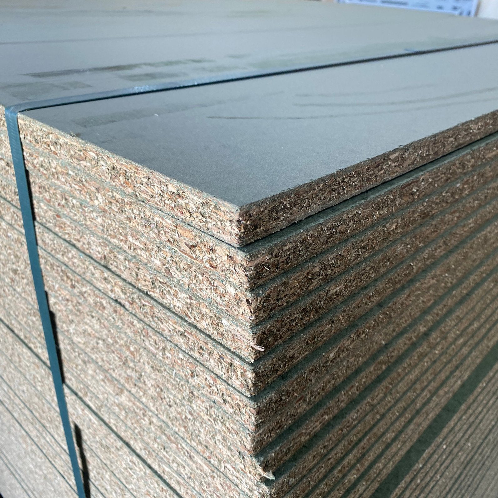 Vochtwerende spaanplaat 18mm, groene spaanplaat 125x250cm, Doe-het-zelf en Verbouw, Platen en Panelen, Dotek, 6744 PT, Minder dan 20 mm