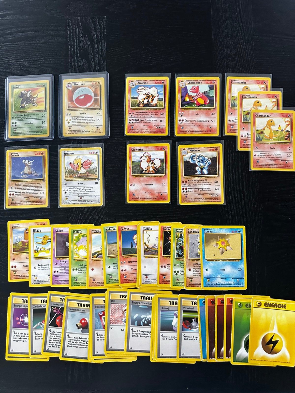 Pokemon kaarten bulk Base set/Jungle NL, Verzenden, Zo goed als nieuw, Meerdere kaarten