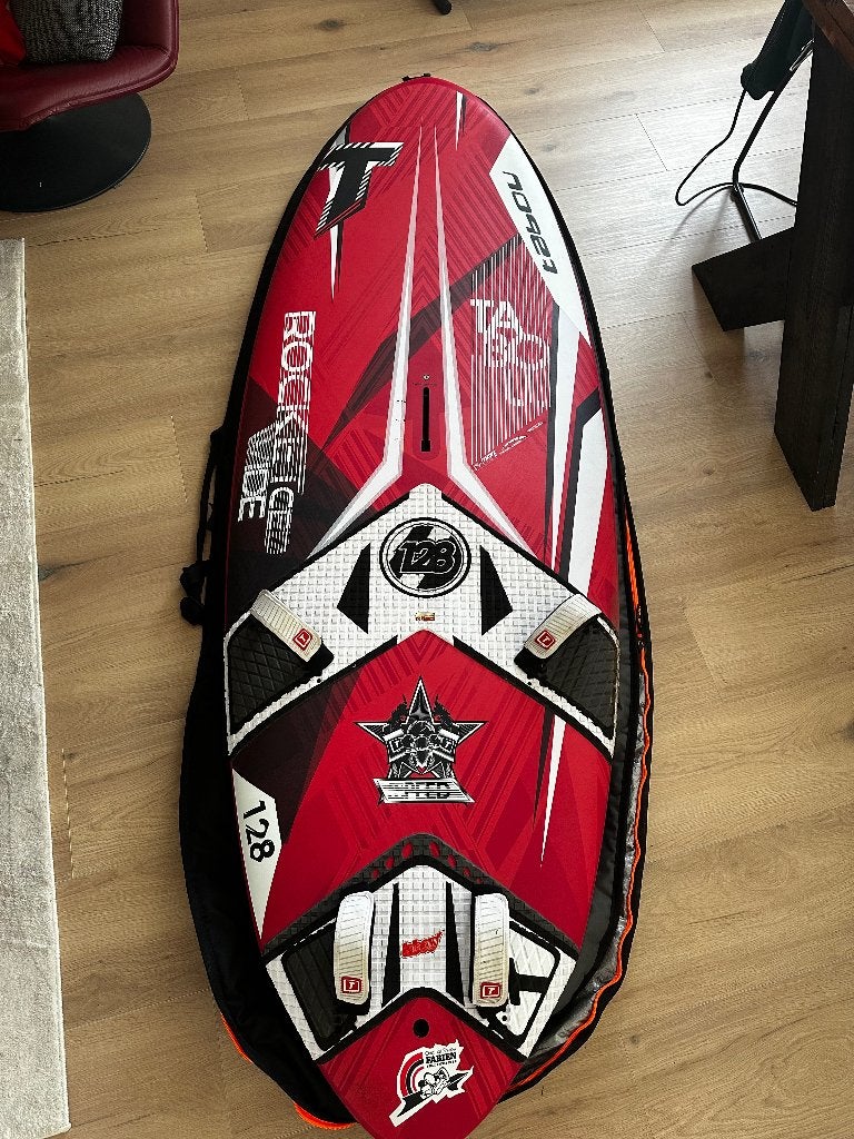 Windsurf set of los. Tabou rocket wide 128, Ophalen, Gebruikt, Minder dan 250 cm, 6.5 m² tot 8 m²