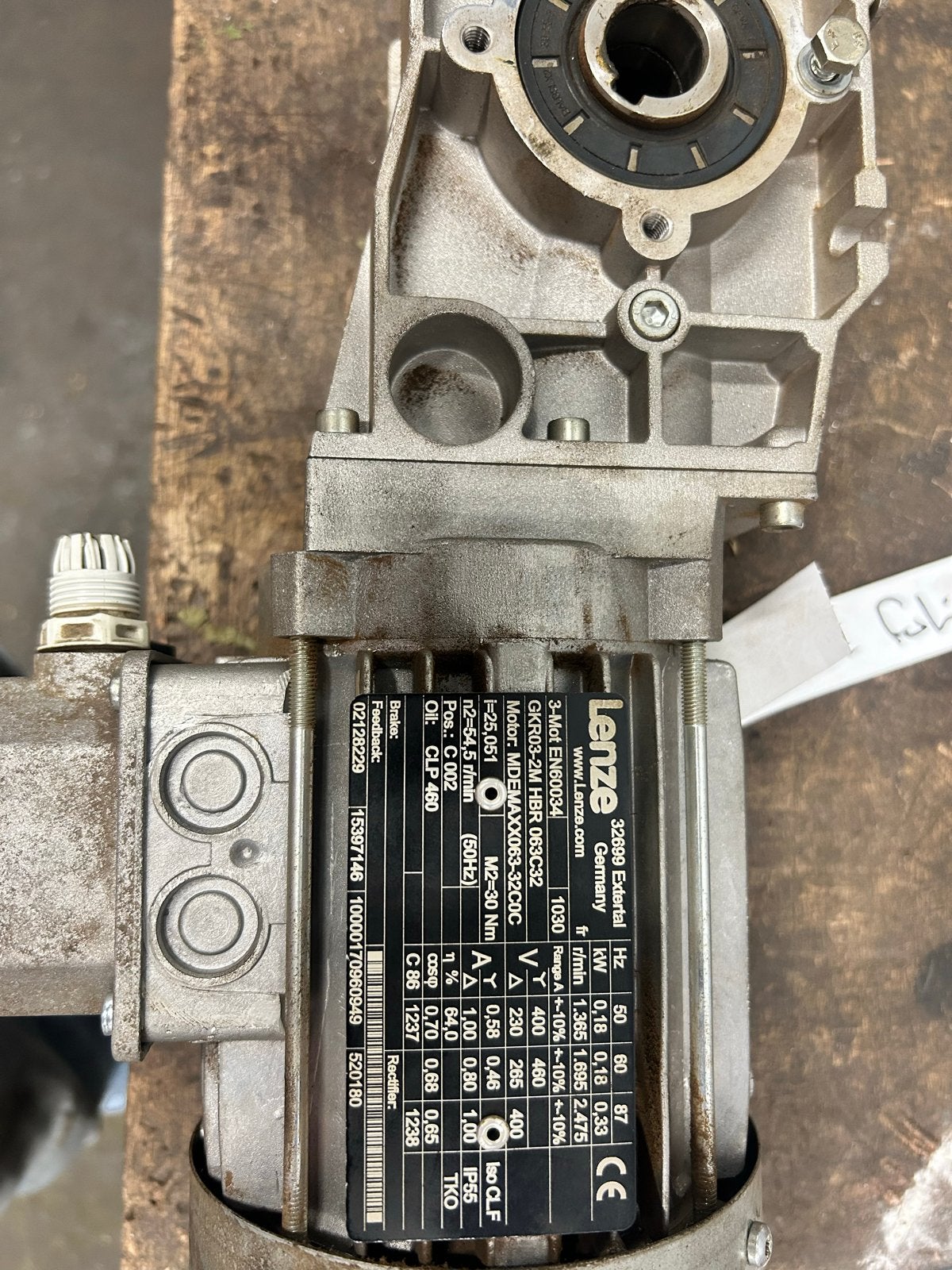 Lenze GKR03-2M HBR 063C32 Reductiemotor, Ophalen of Verzenden