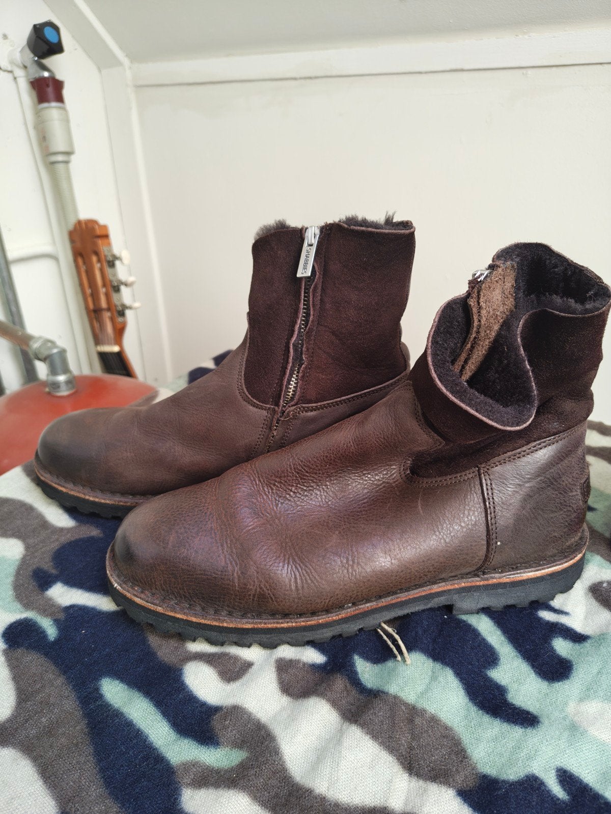 shabbies laarzen met bont 42 bruin, Bruin, Lage of Enkellaarzen, Ophalen of Verzenden, Zo goed als nieuw