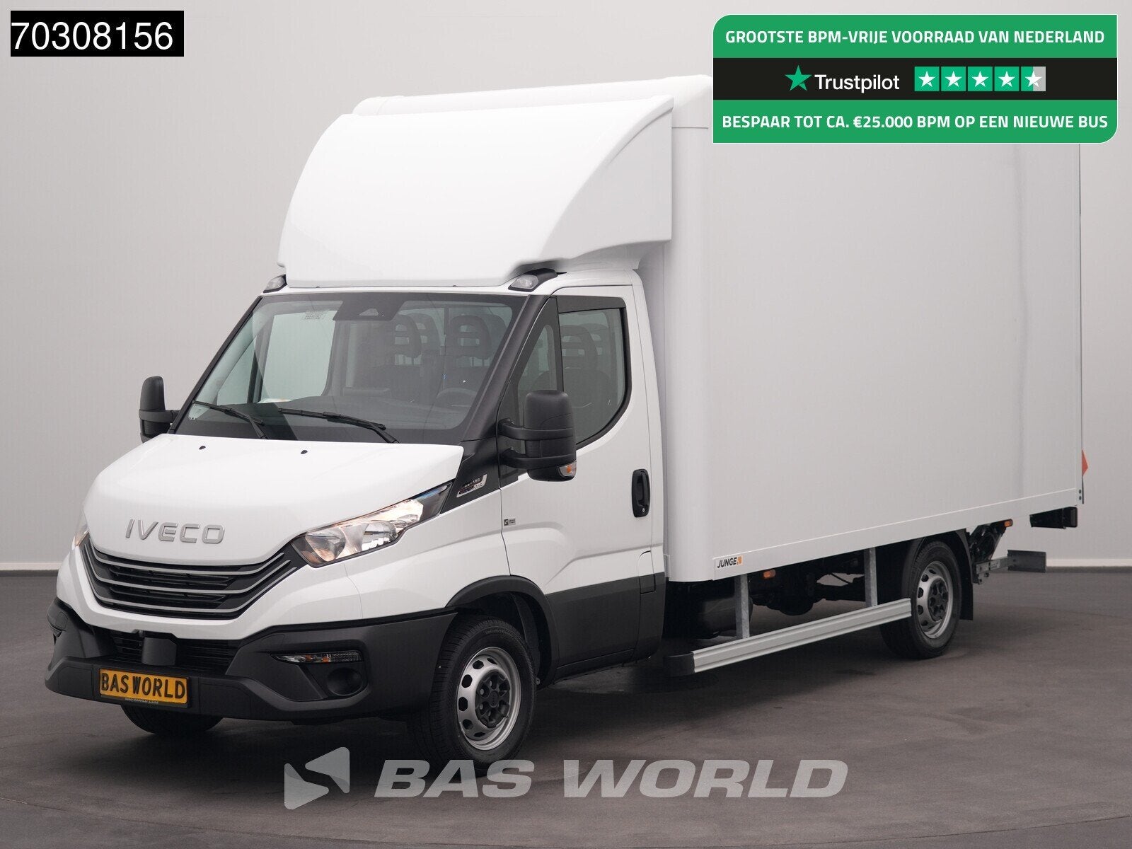 Iveco Daily 35S18 3.0L Automaat Laadklep 180PK Bakwagen ACC, Automaat, Stoelverwarming, Stof, Euro 6
