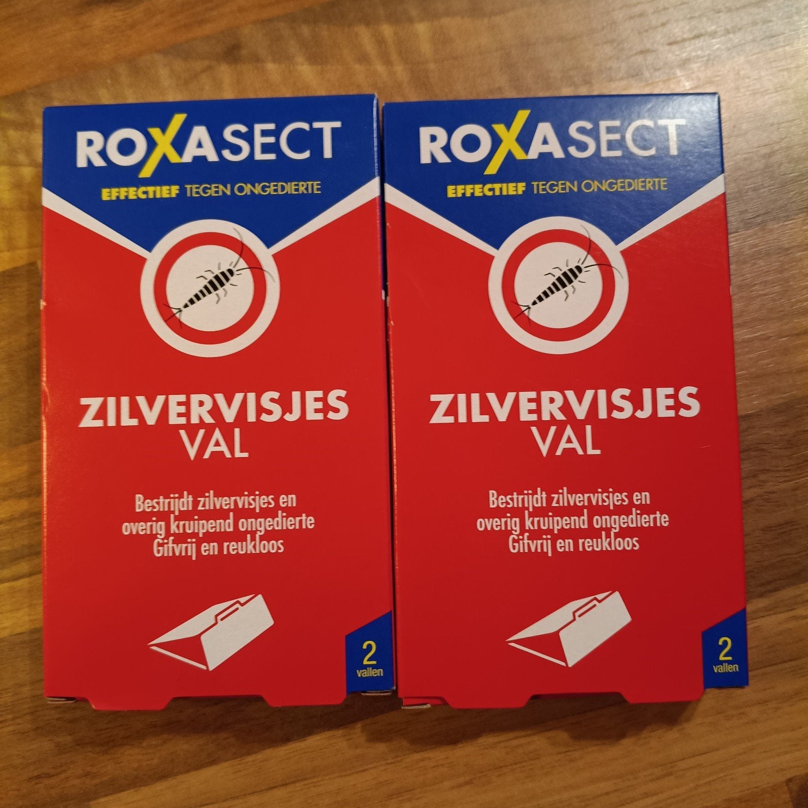 Roxasect zilvervisjes val, 2x 2 stuks nieuw in verpakking, Ophalen of Verzenden, Overige typen