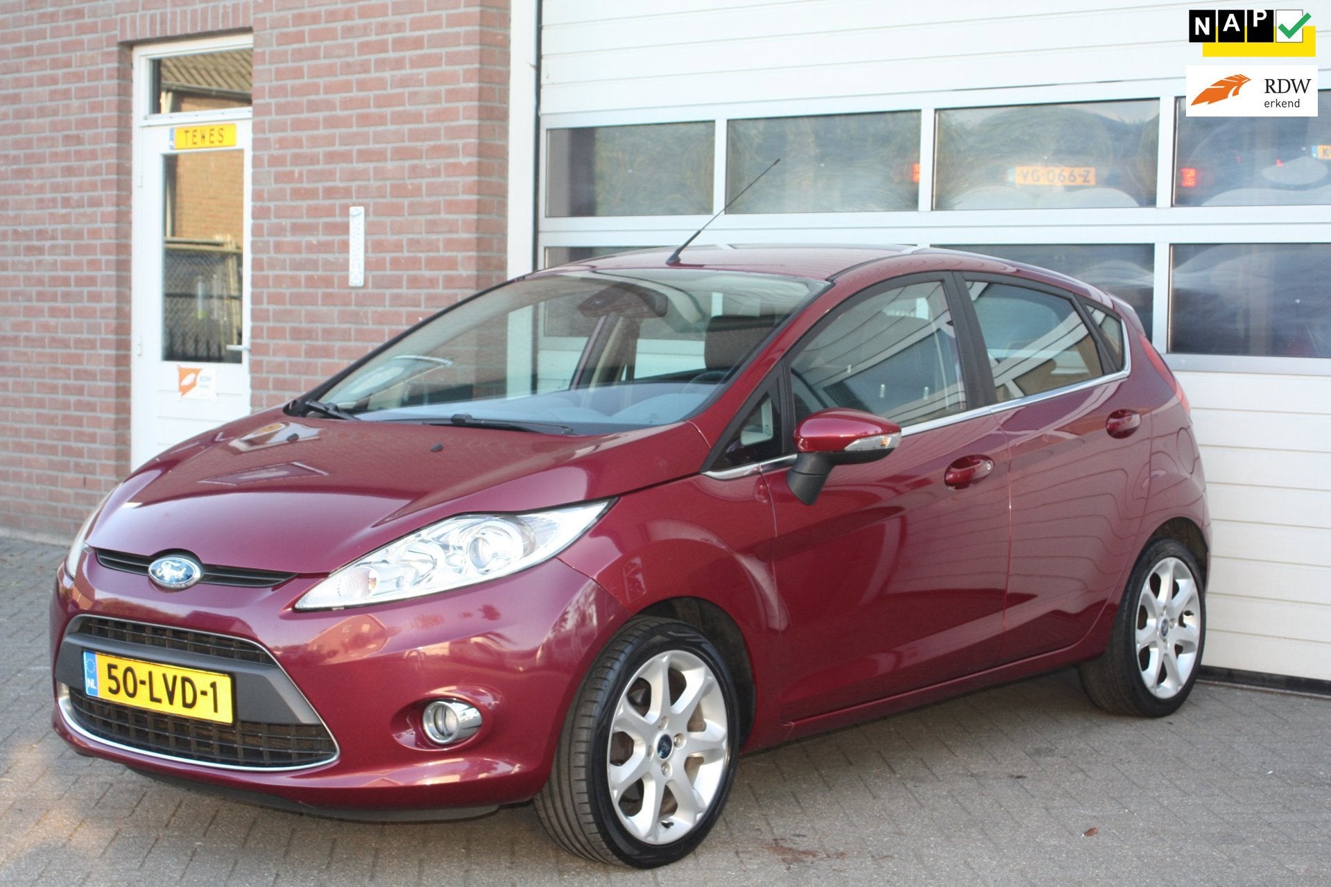 Ford Fiesta 1.25 Titanium Clima, elektrische Ramen, Elektris, Voorwielaandrijving, Euro 5, 1242 cc, 82 pk