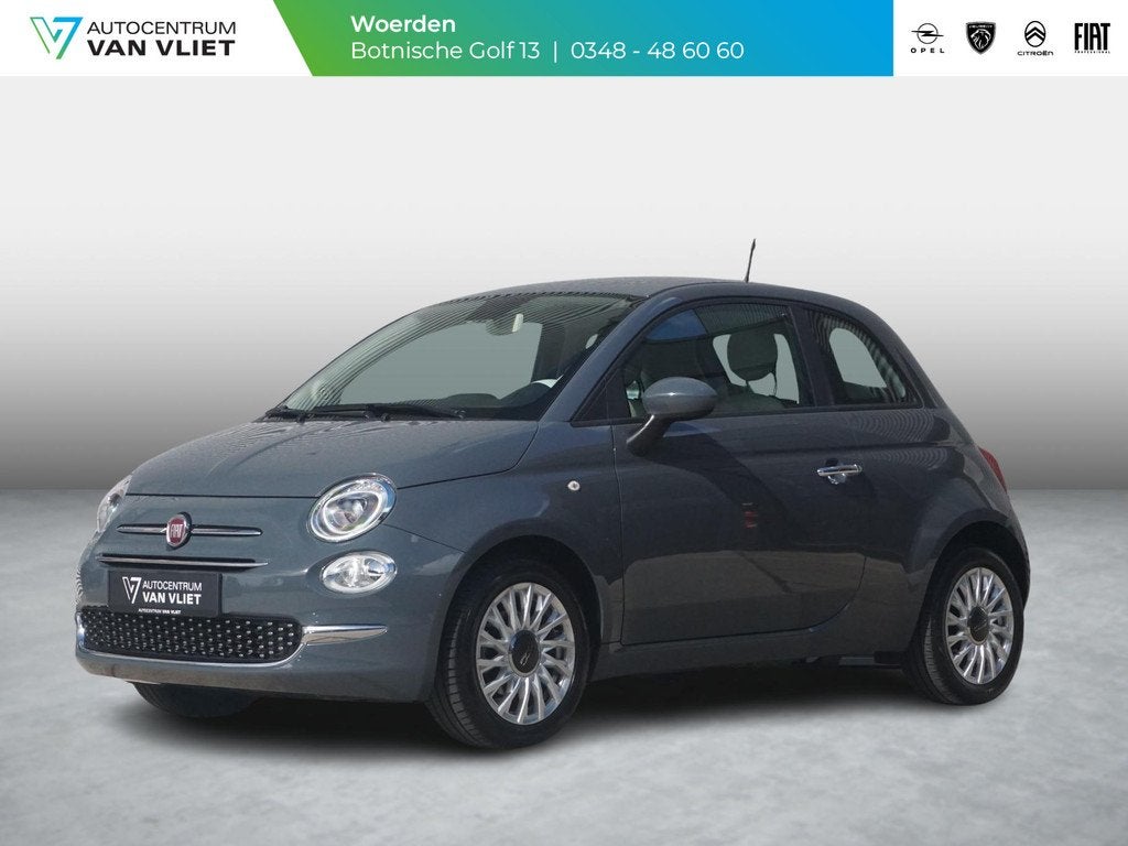 Fiat 500 1.0 Hybrid Lounge | Pack Vision | Carplay, Auto's, Fiat, 12 maanden, Stof, Euro 6, 4 stoelen