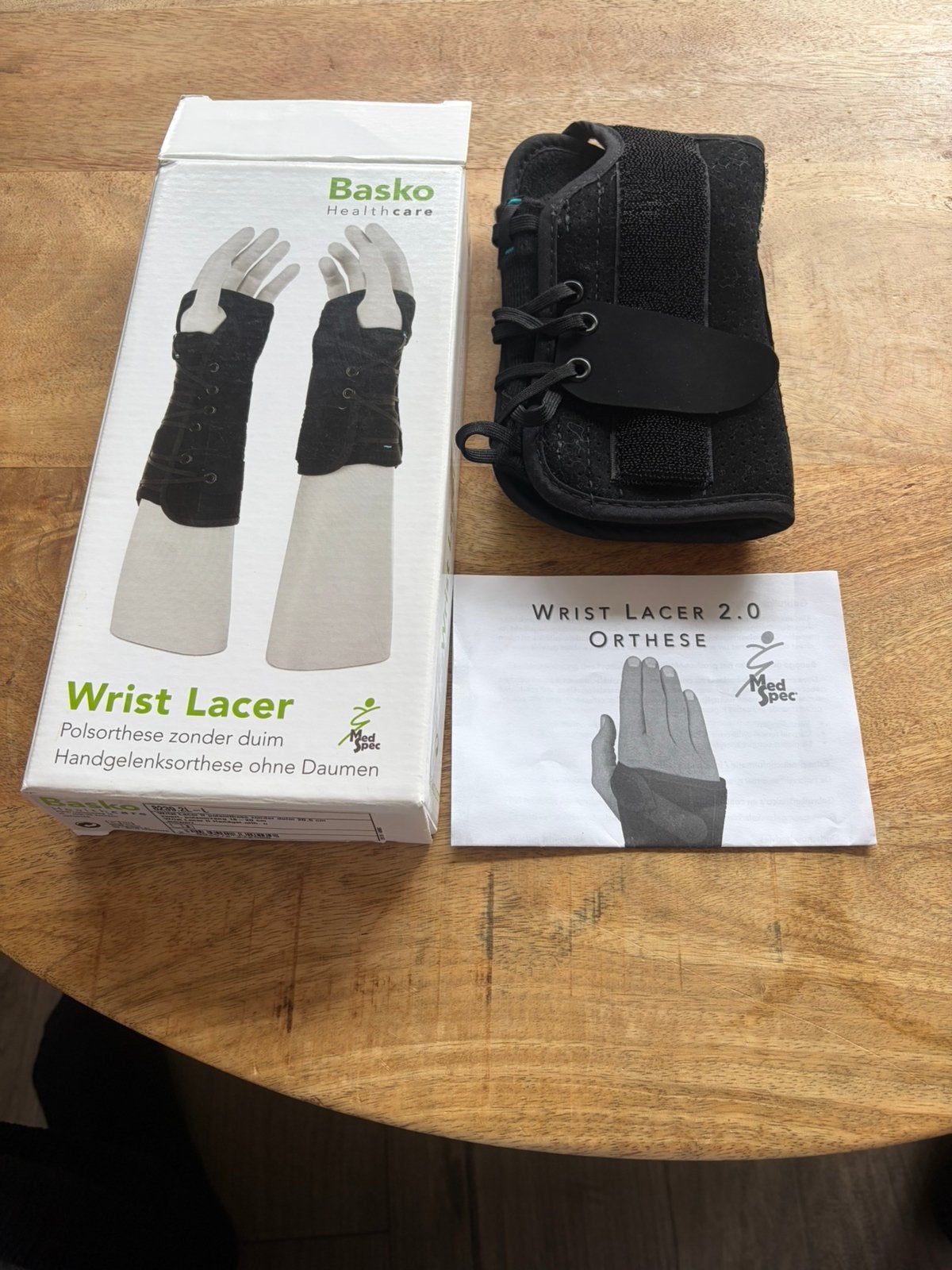 Basko wrist lacer 2.0 polsorthese pols brace, Ophalen of Verzenden, Nieuw