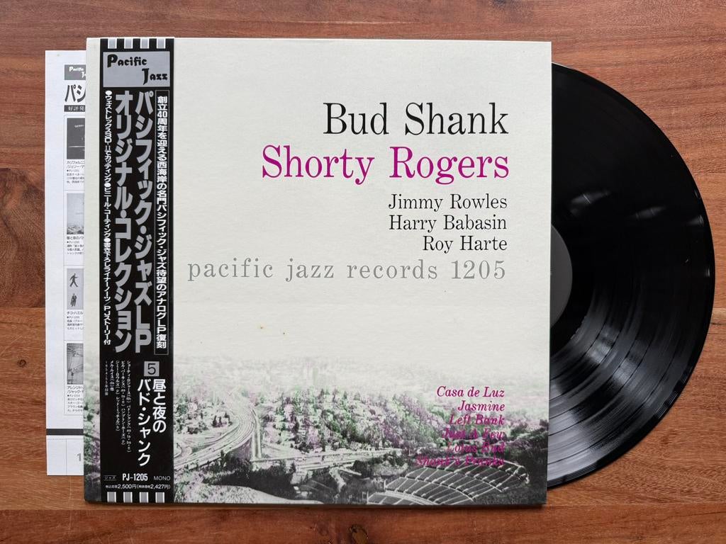 Bud Shank - Shorty Rogers - Bill Perkins (NM, Japan,1991) LP, 1960 tot 1980, Ophalen of Verzenden, Zo goed als nieuw, 12 inch