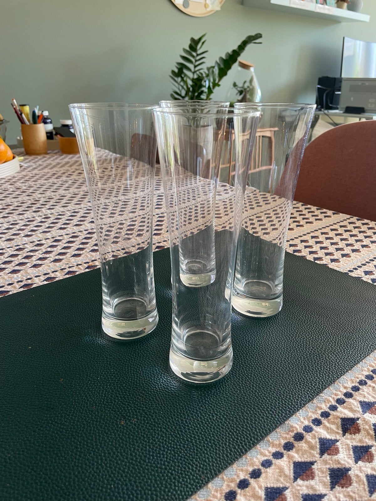 4 longdrinkglazen van Schott Zwiesel, Ophalen, Zo goed als nieuw, Overige typen