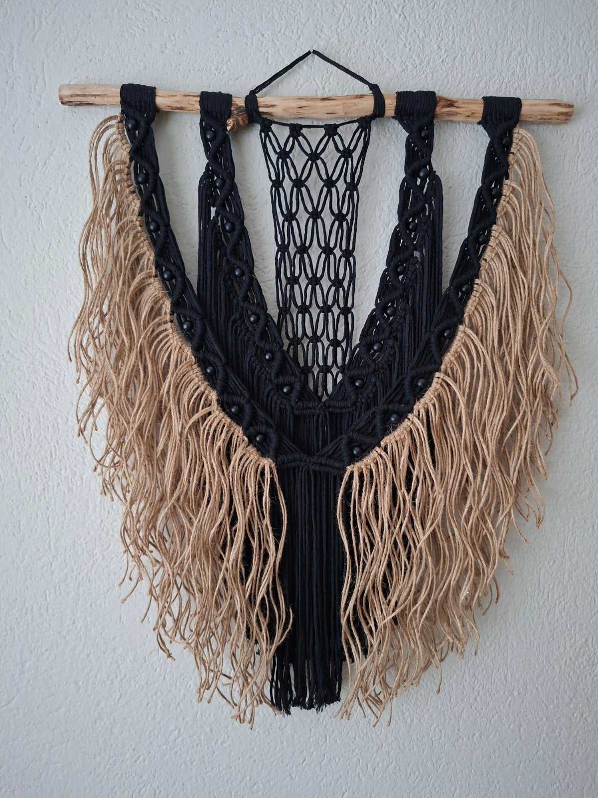 nieuwe handgemaakte macrame boho wandkleed, Eigen ontwerp, 70 cm, Nieuw, Ophalen of Verzenden