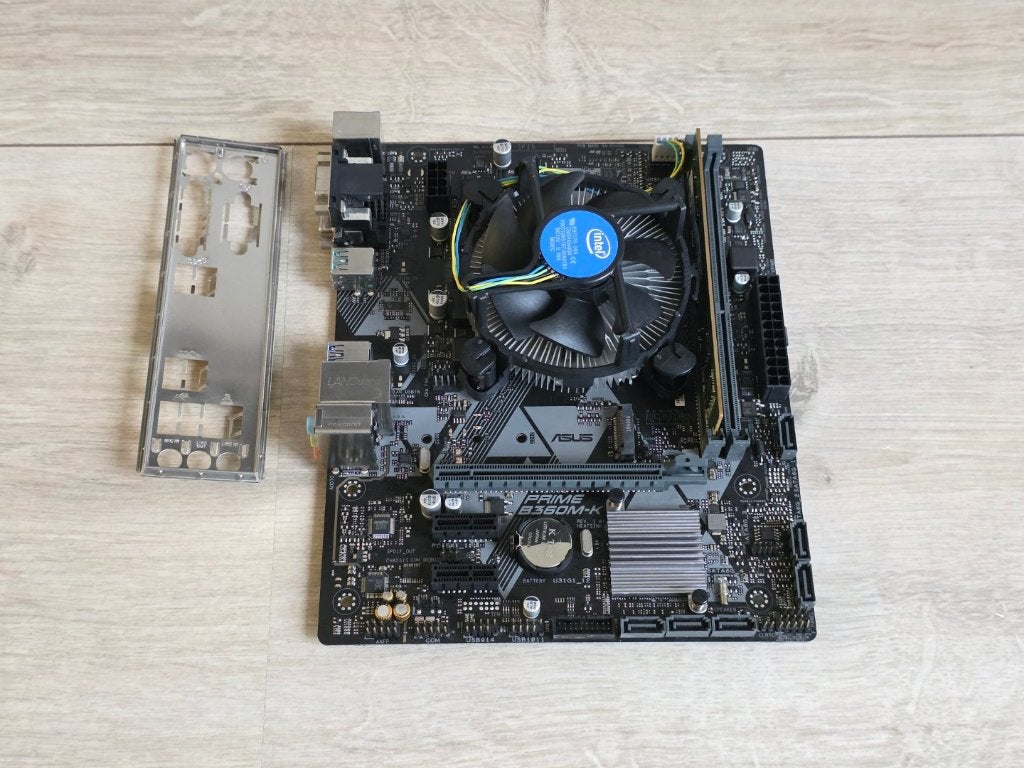 tk:ASUS Prime B360M-K Moederbord + Intel i3-8100+Ram,LGA1151, Gebruikt, LGA 1151, DDR4, Ophalen of Verzenden