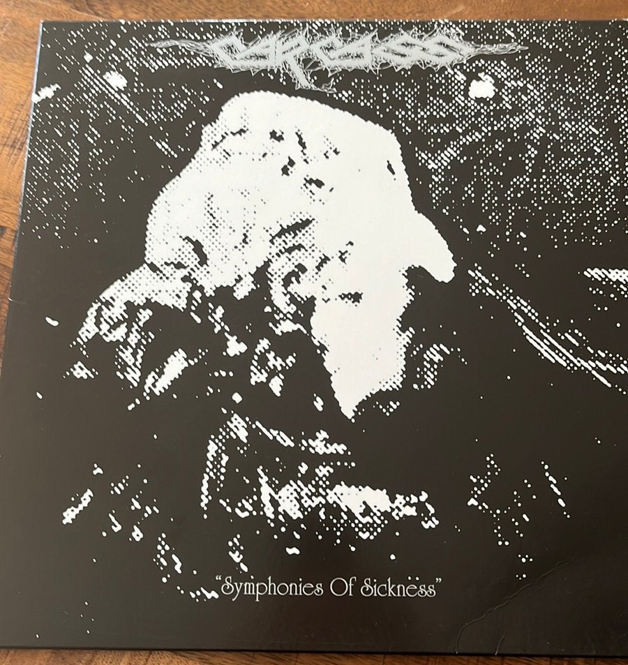 Carcass -  Symphonies of Sickness LP, Cd's en Dvd's, Inclusief binnenhoes, Grindcore, Ophalen of Verzenden, Zo goed als nieuw