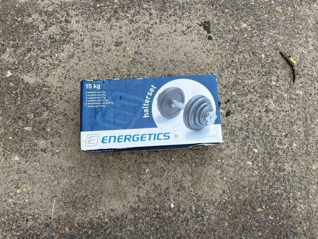 Energetica Halter 15 kg, Ophalen, Zo goed als nieuw, Buik, Halterset