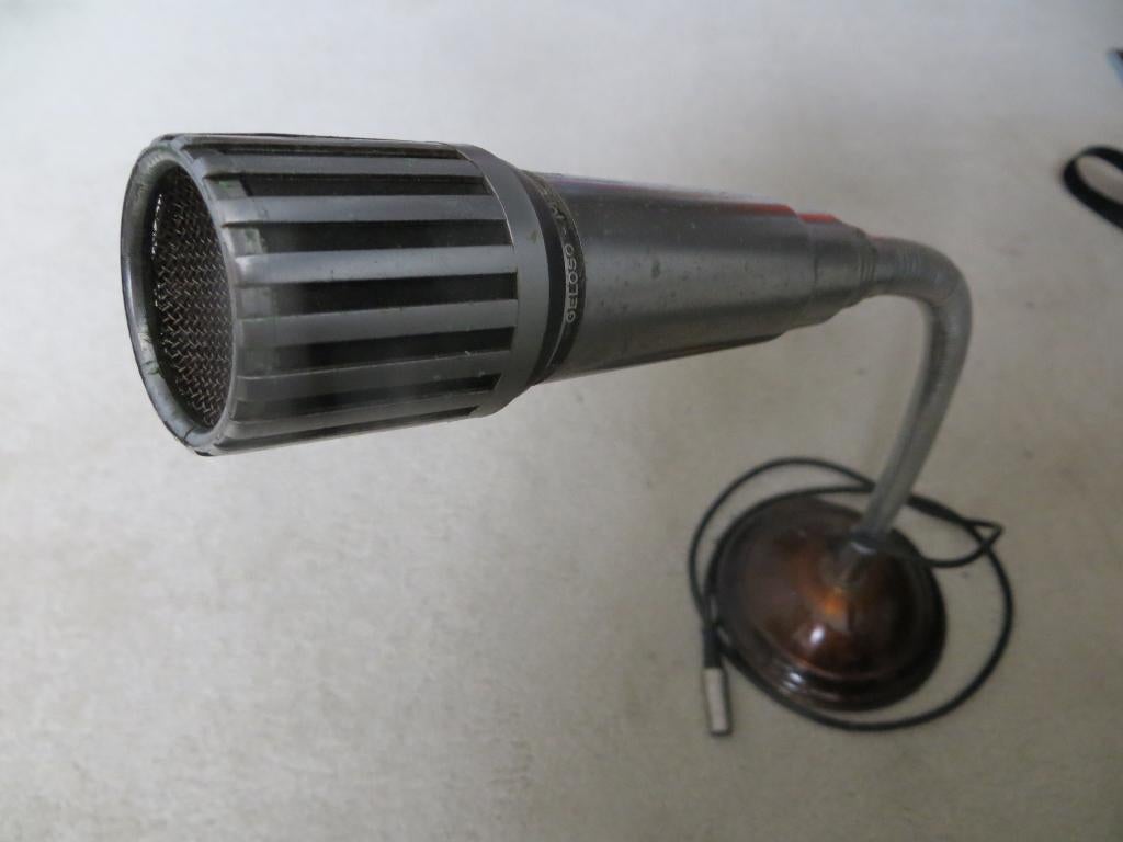 Geloso microfoon M69, Overige merken, Ophalen of Verzenden, Minder dan 60 watt, Gebruikt