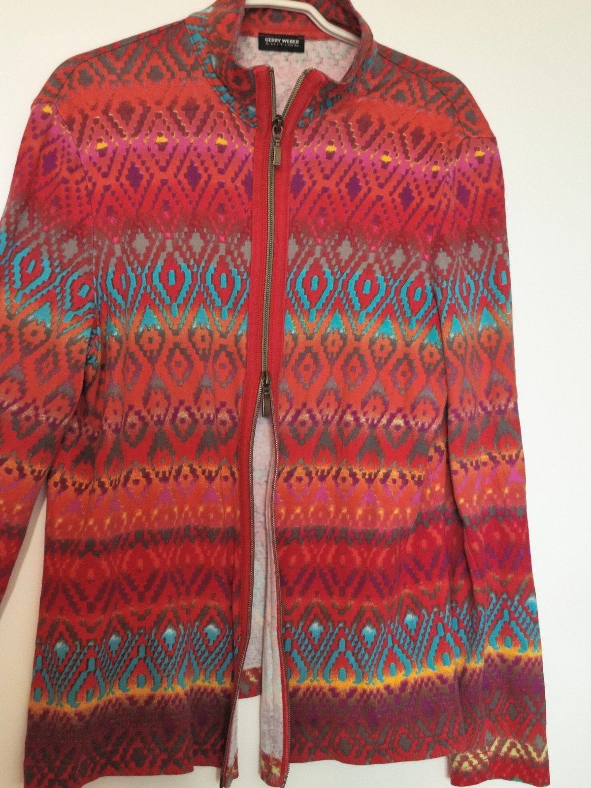 Gerry Weber vest met kleurrijk patroon, Kleding | Dames, Truien en Vesten, Maat 38/40 (M), Ophalen of Verzenden, Zo goed als nieuw