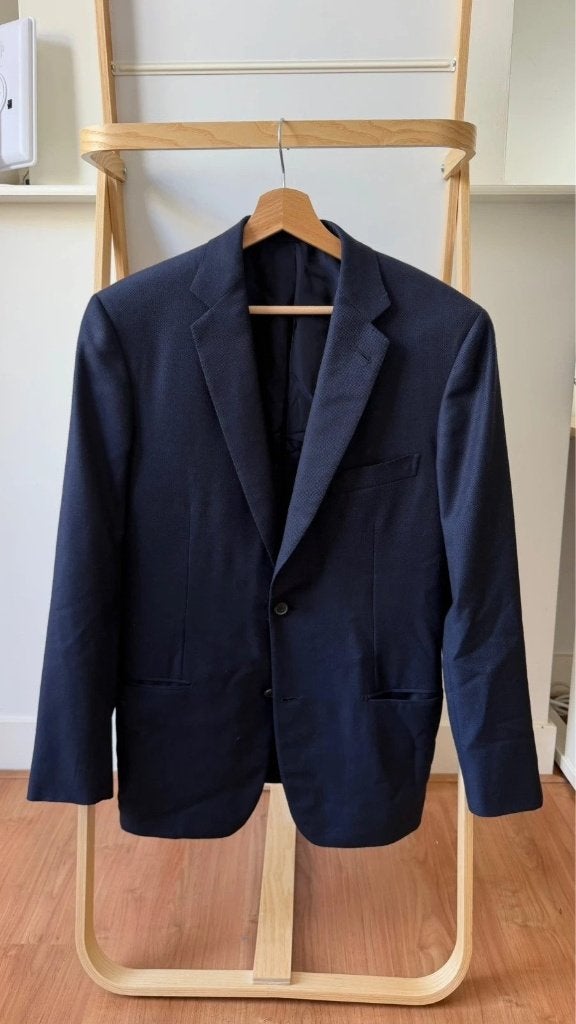 Brioni Colosseo 100% Wol Marine Blazer Maat 49 Topconditie, Kleding | Heren, Zo goed als nieuw, Brioni, Verzenden, Maat 48/50 (M)