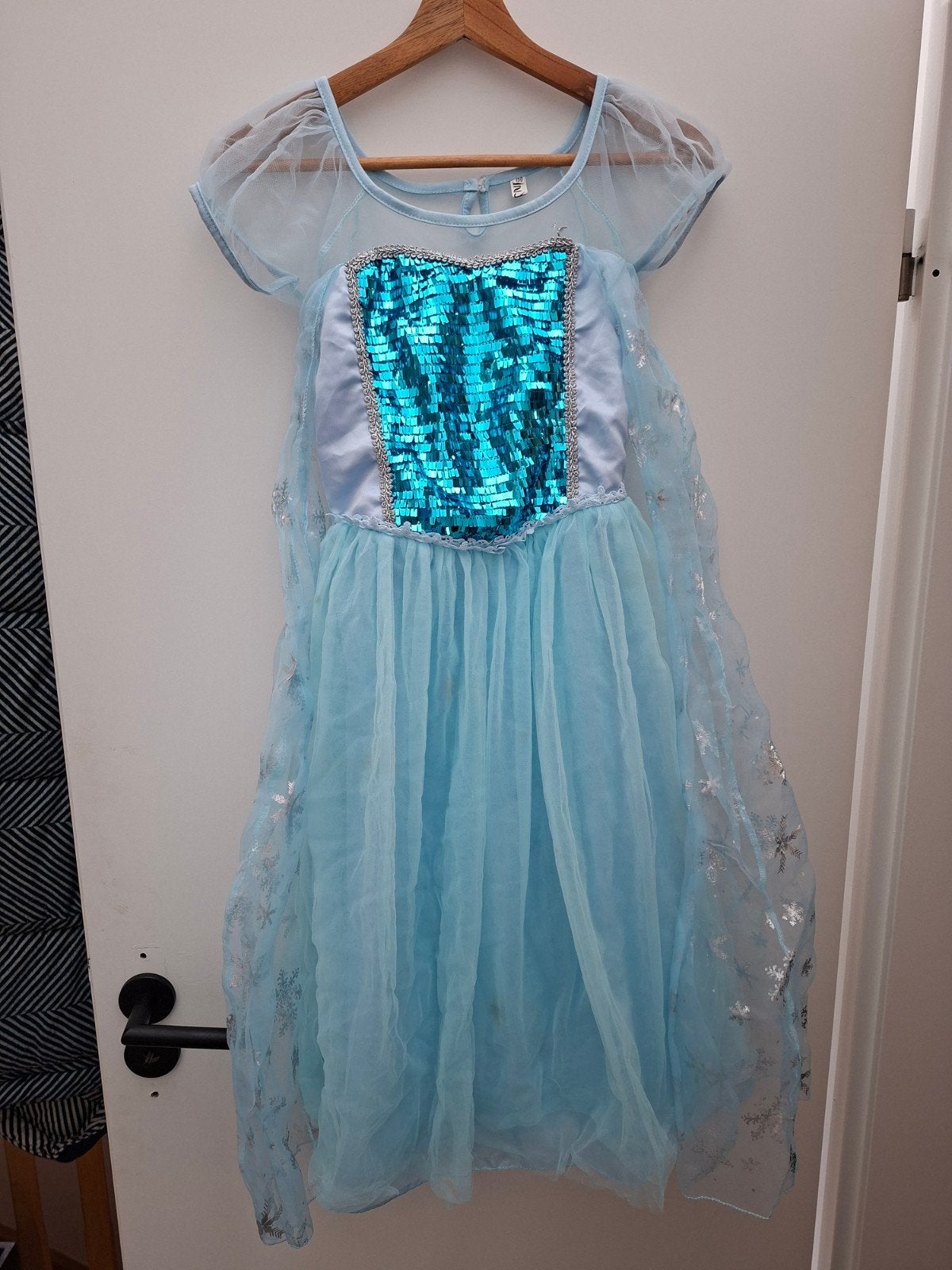 elsa frozen jurk maat 150, Ophalen of Verzenden, Zo goed als nieuw, 146 t/m 152, Meisje