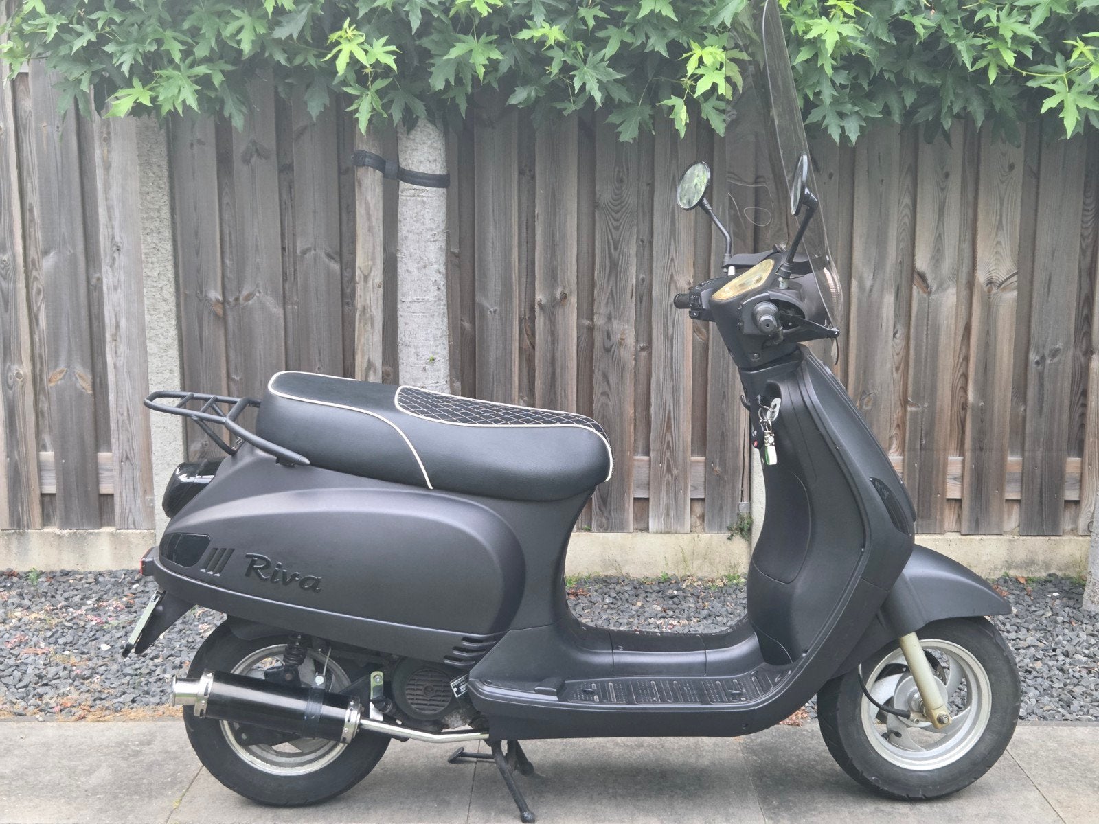 Matzwarte BTC Iva Lux50 Scooter, Gebruikt, Benzine, Ophalen, Overige merken