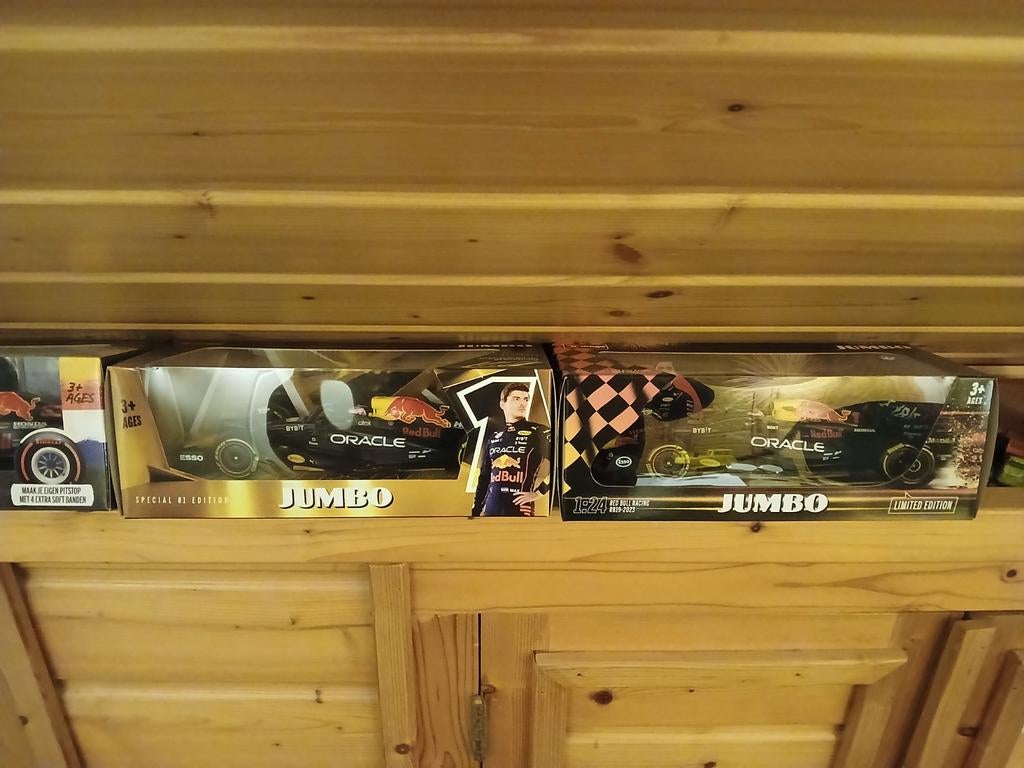 Max verstappen auto,s jumbo, Verzamelen, Ophalen of Verzenden, Zo goed als nieuw, Formule 1