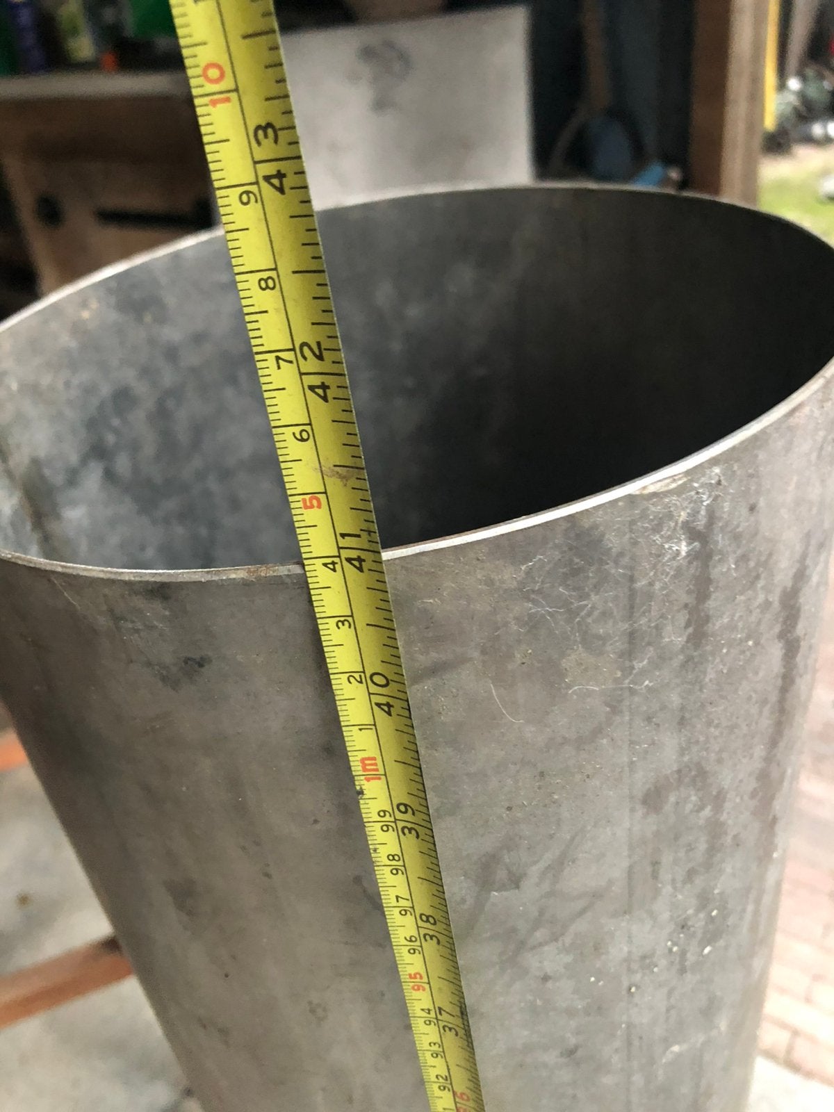 Rvs buis  102 x 22 cm, Ophalen, Afvoer, Zo goed als nieuw, Rvs