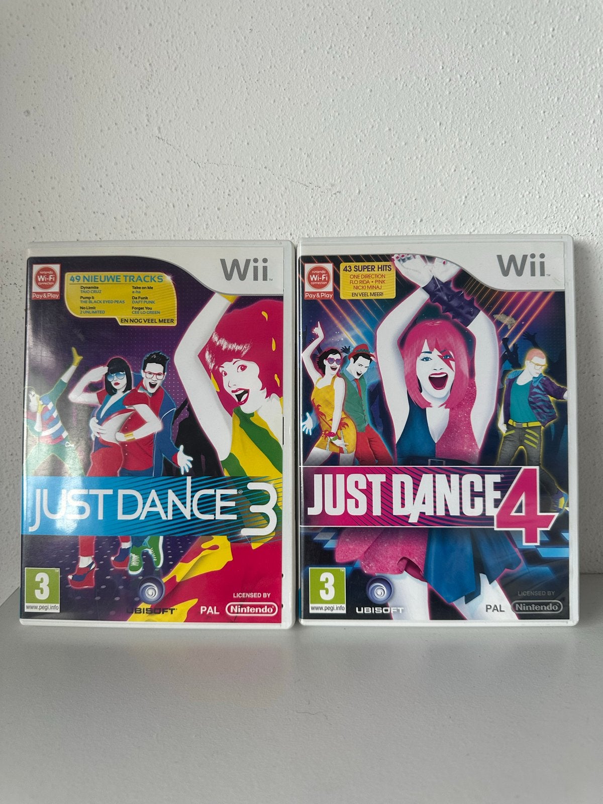 Just Dance 3 & 4 voor Wii - Compleet en Klaar om te Dansen!, Spelcomputers en Games, Games | Nintendo Wii, Muziek, Gebruikt, Verzenden