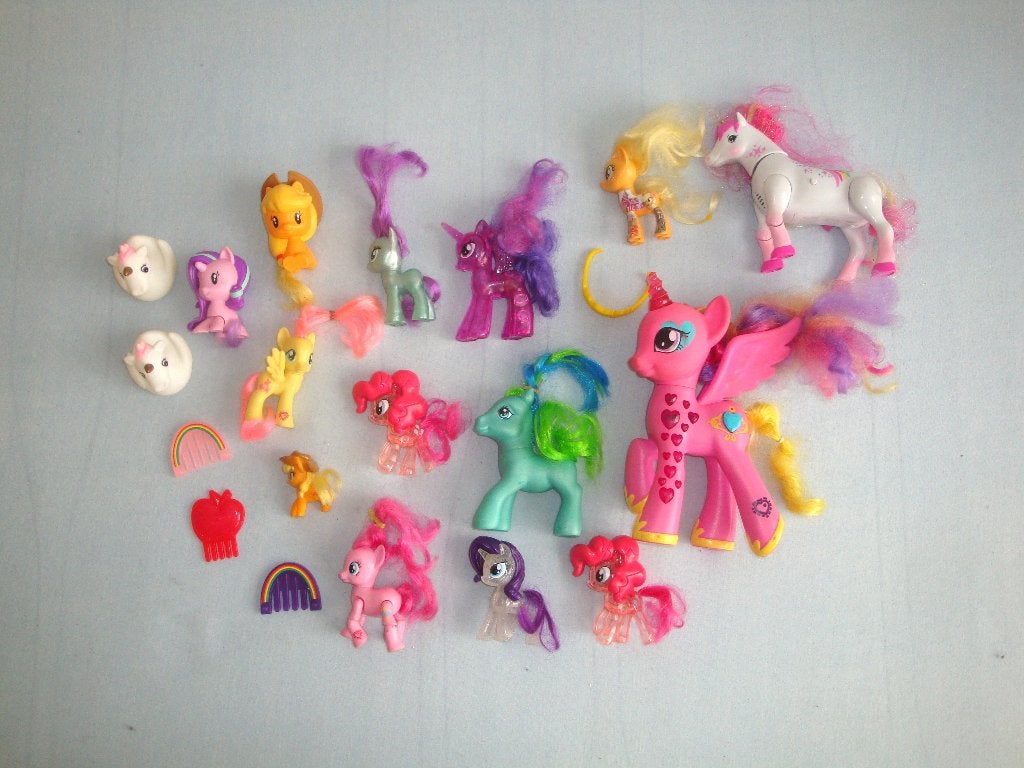 Set My Little Pony paardjes, Ophalen of Verzenden, Gebruikt