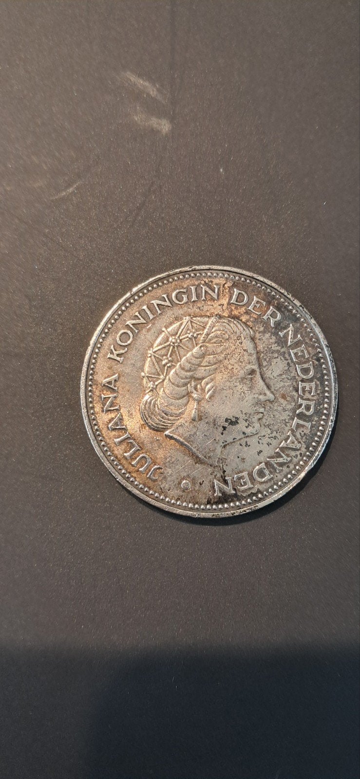 Zilveren 10 Gulden Munt Koningin Juliana 1970, Koningin Juliana, Zilver, Ophalen of Verzenden, Losse munt